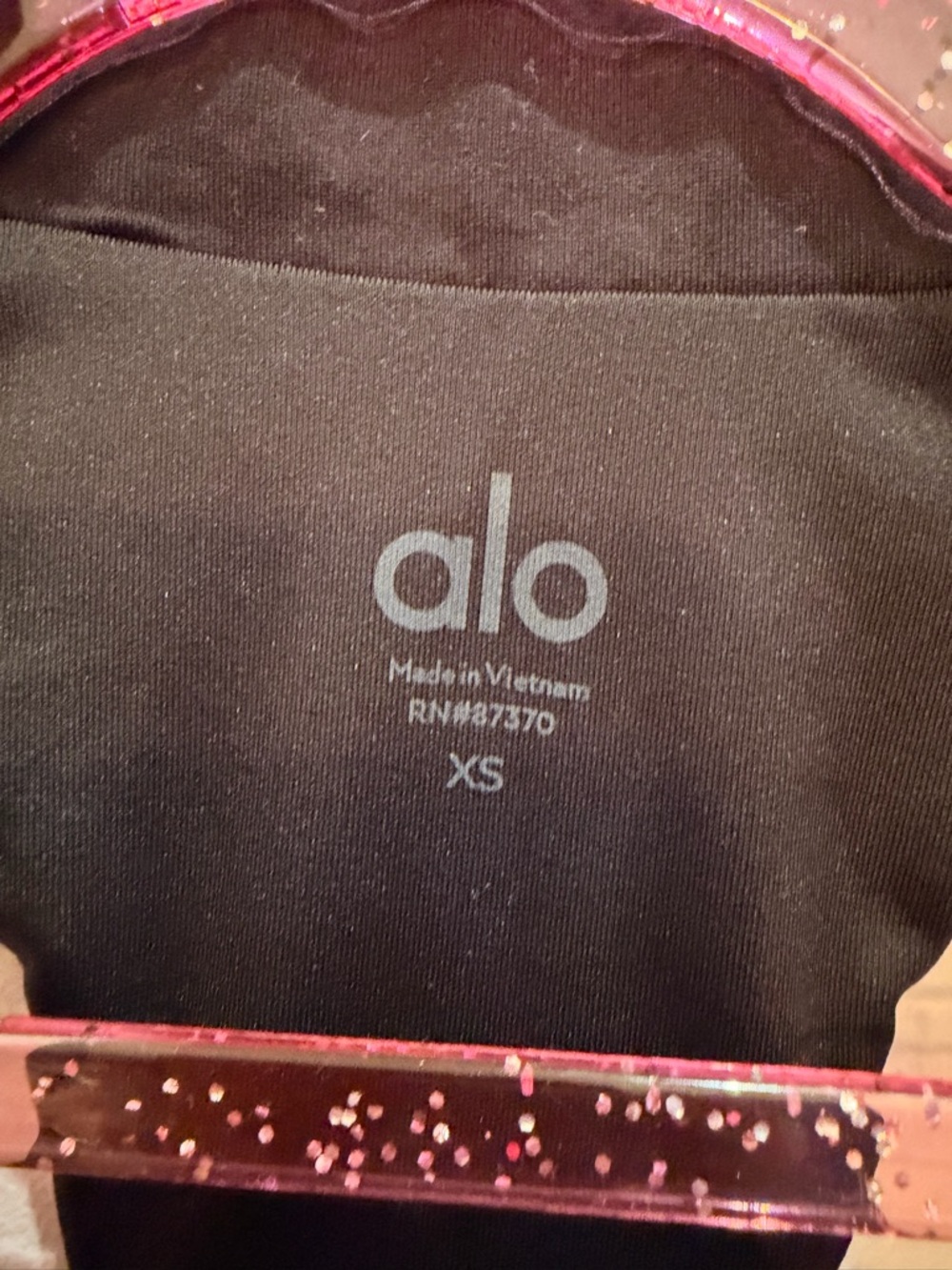 Alo Yoga Black Charmed Collar Bra Tank Size XS - Picture 5 of 5